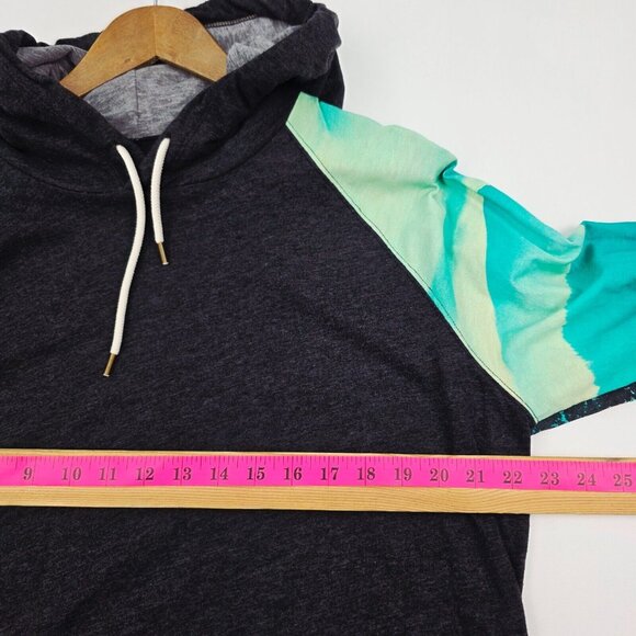 American Eagle Lightweight Hooded Long Sleeve Tee Mens Size Large Dark Gray - Picture 10 of 12